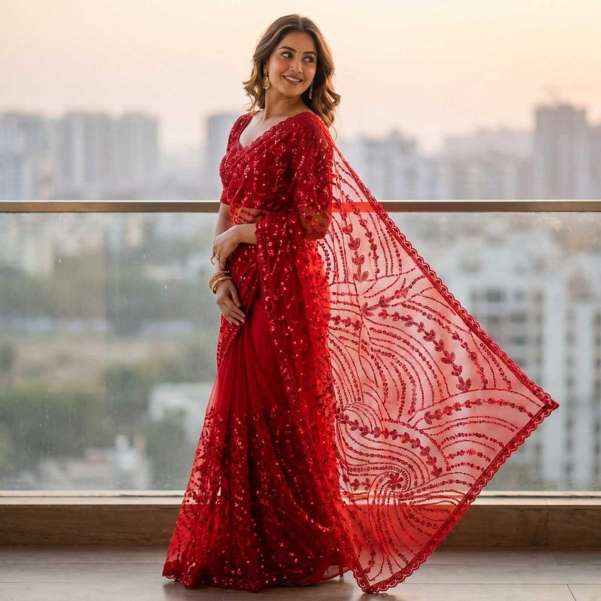 Lekha Soft Net Designer Saree