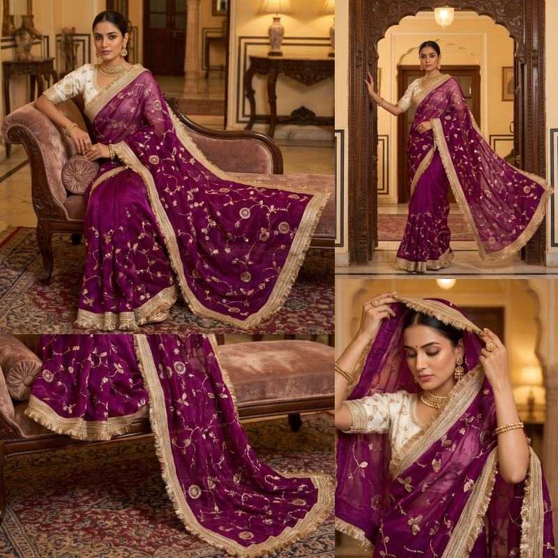 Lipi Space Silk Traditional Saree