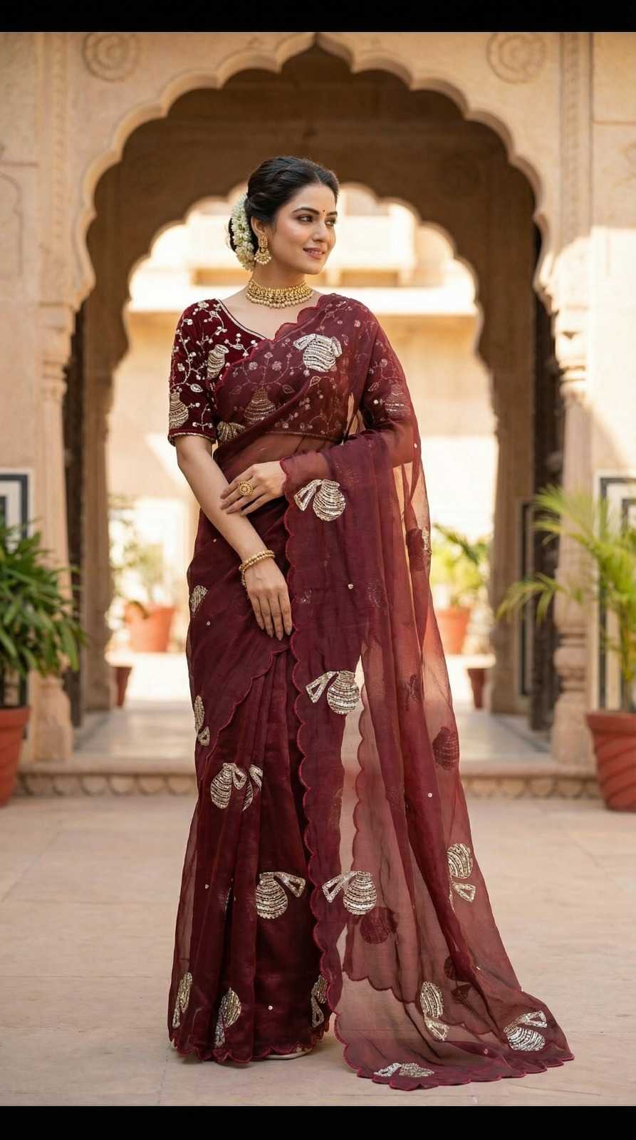 Mataka Satin Silk Soft Saree