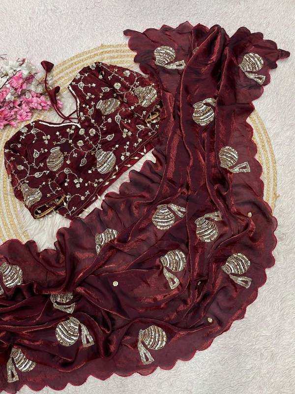 Mataka Satin Silk Soft Saree