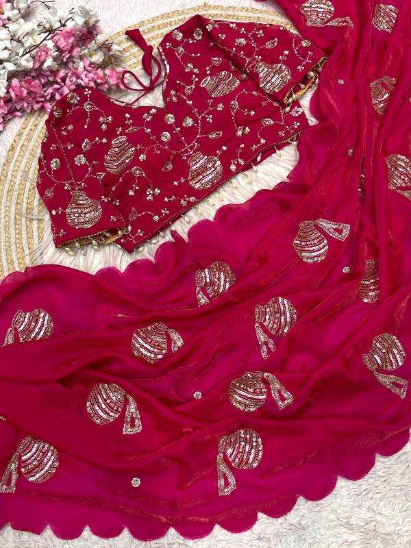 Mataka Satin Silk Soft Saree