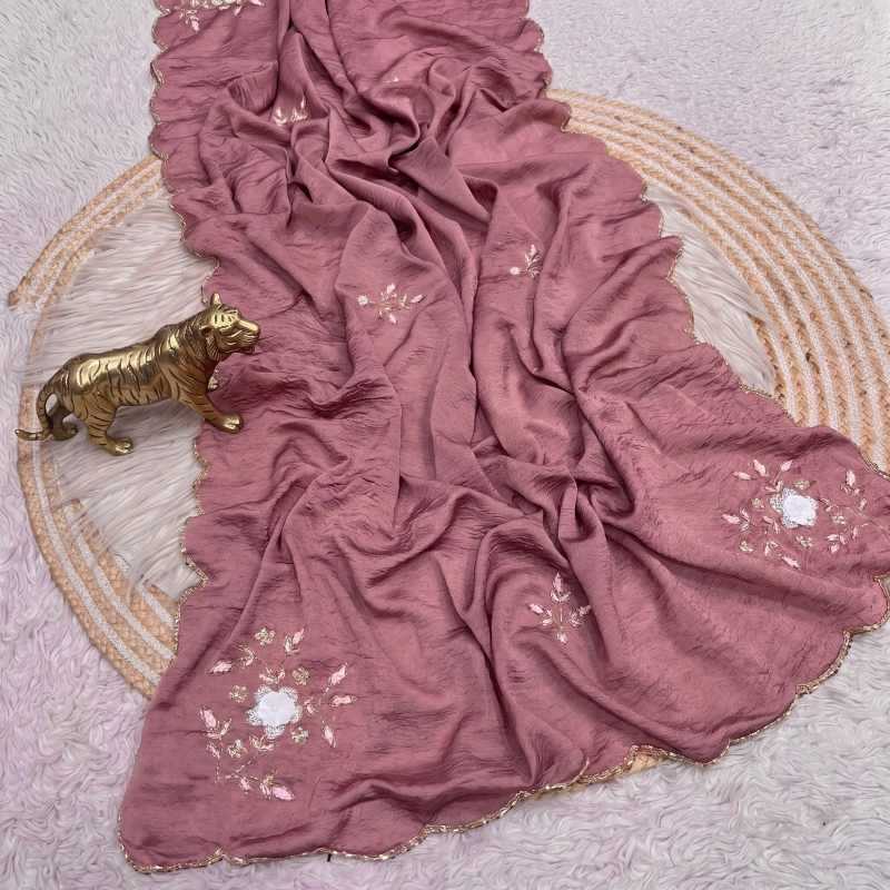 Crush Silk Designer Saree
