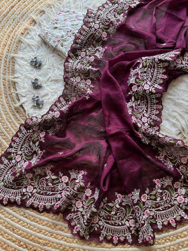 Morni Rangoli Silk Sequence Saree