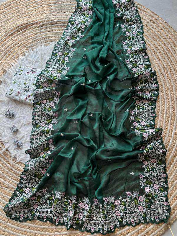 Morni Rangoli Silk Sequence Saree