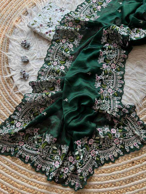 Morni Rangoli Silk Sequence Saree