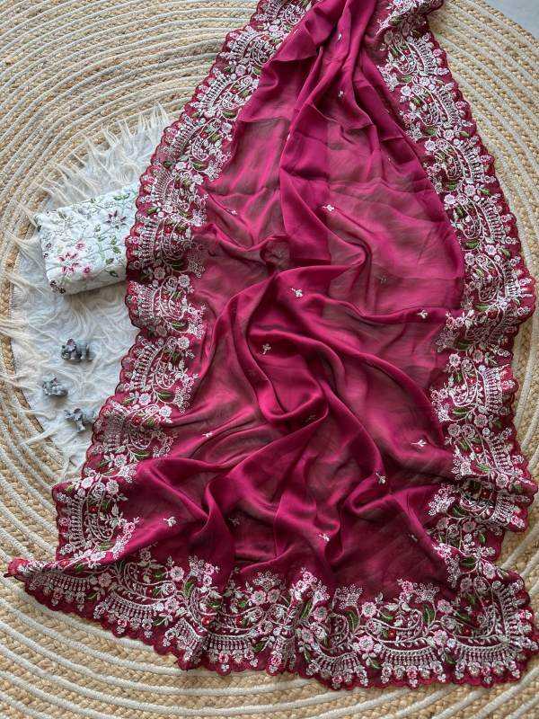 Morni Rangoli Silk Sequence Saree