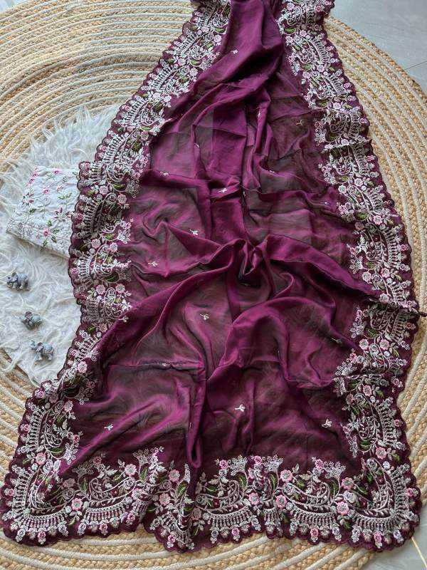 Morni Rangoli Silk Sequence Saree