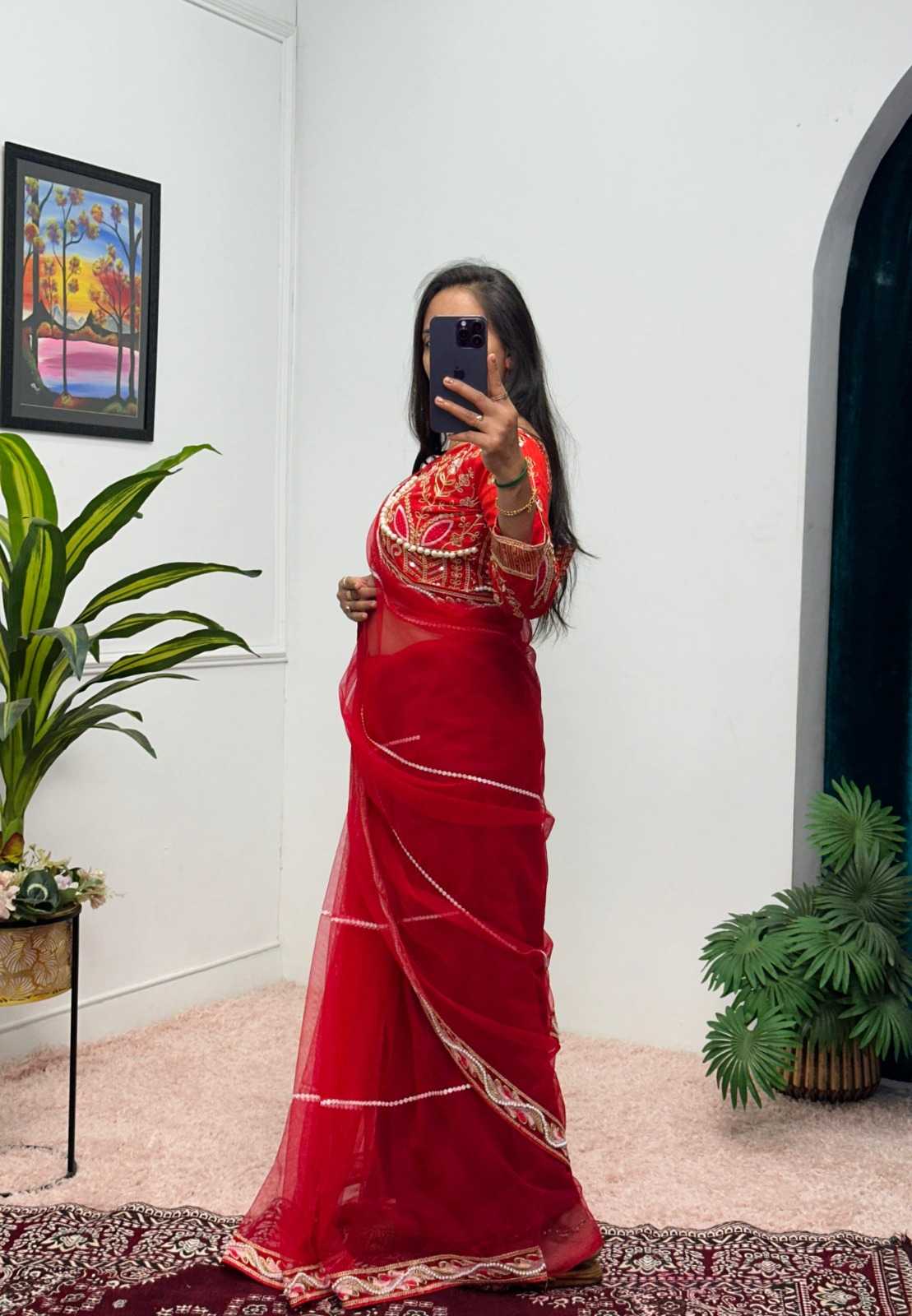 Pearl Of Net Saree