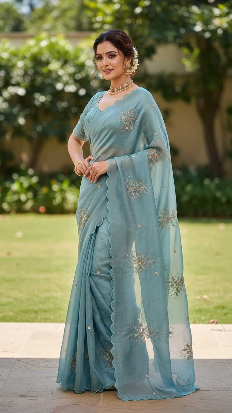 Sambhavi Satin Designer Saree
