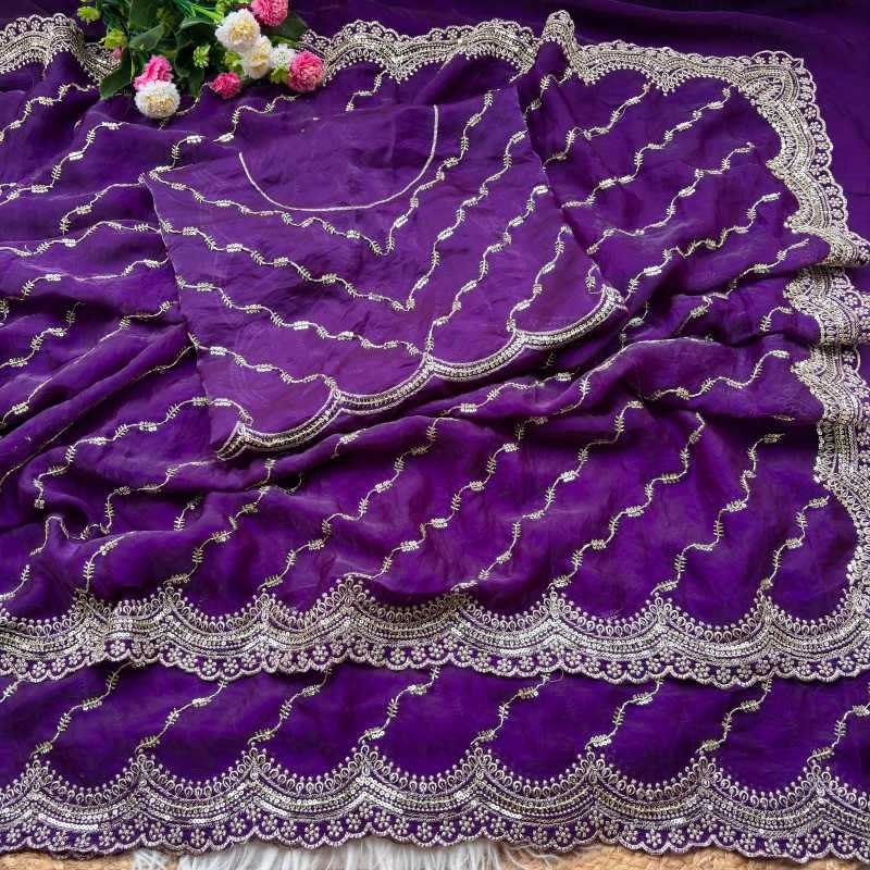 Space Silk Designer Saree