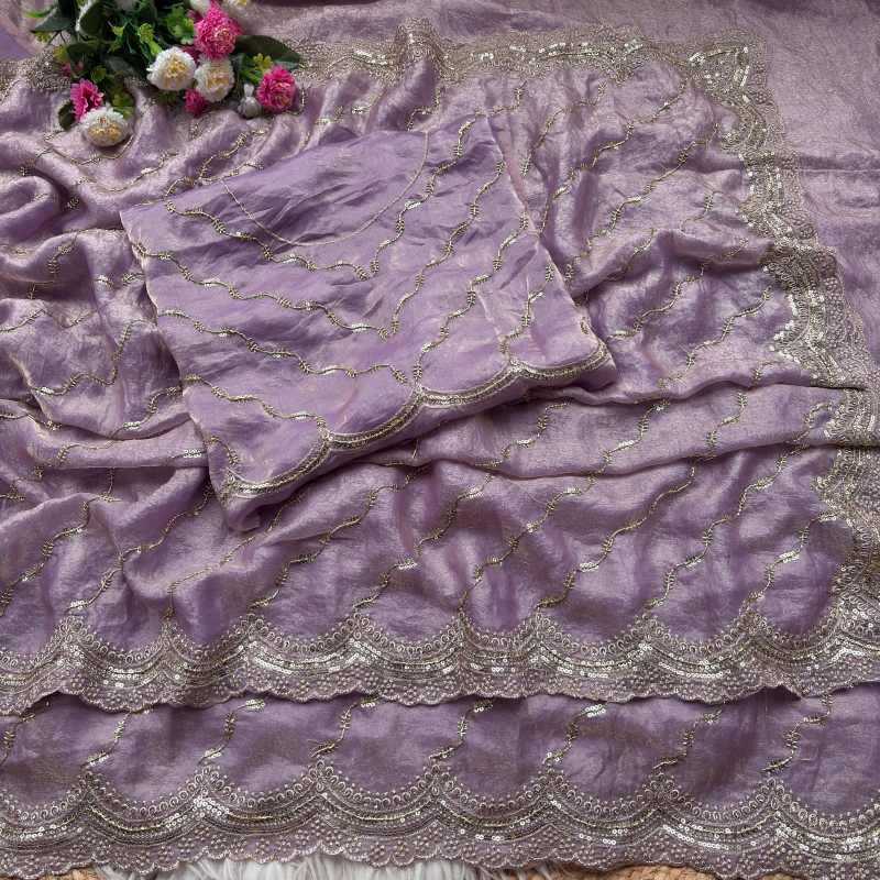 Space Silk Designer Saree
