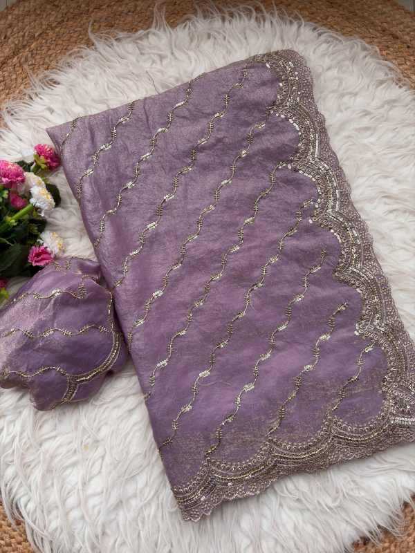 Space Silk Designer Saree