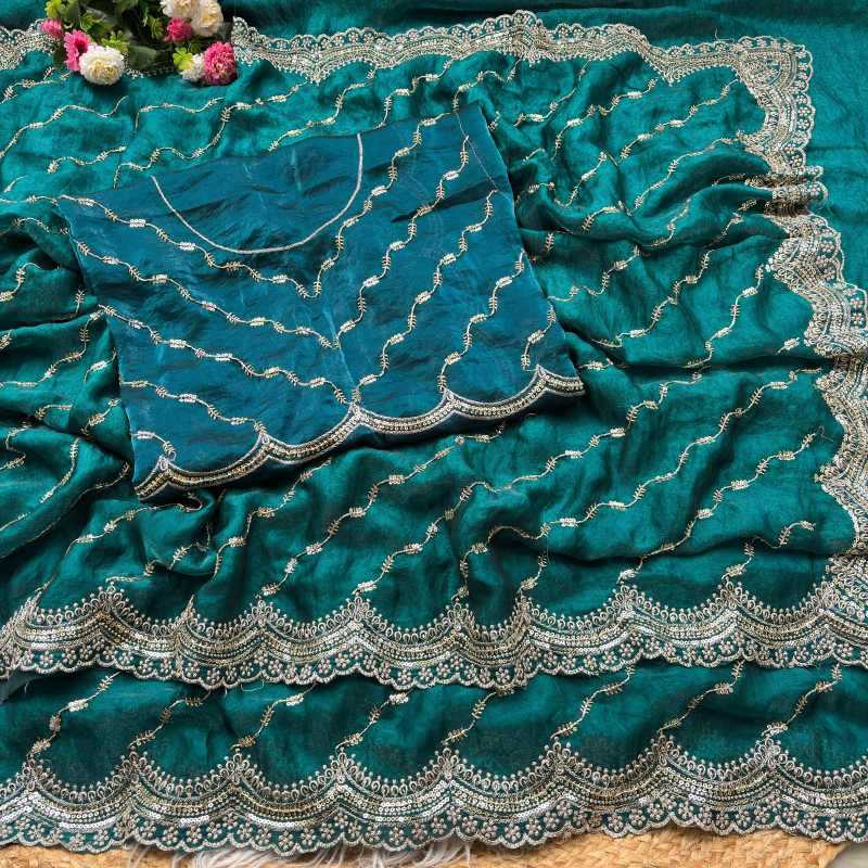 Space Silk Designer Saree