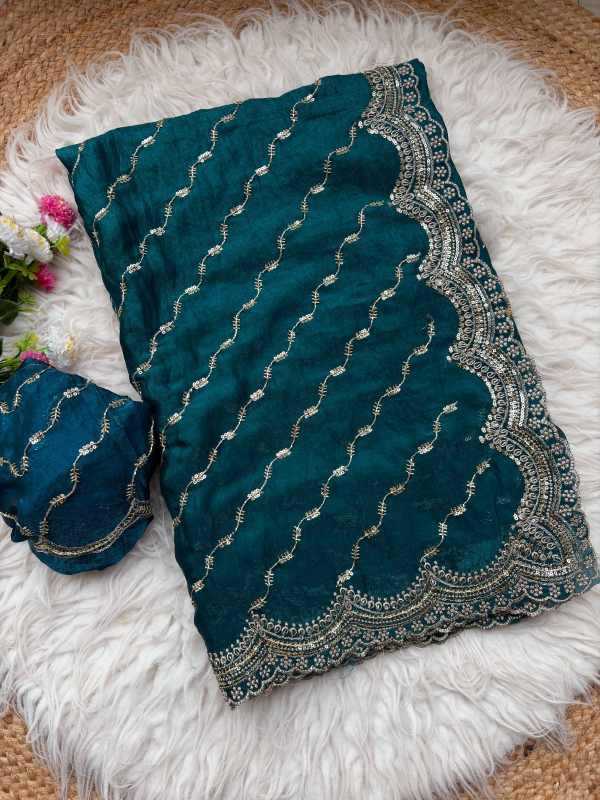 Space Silk Designer Saree