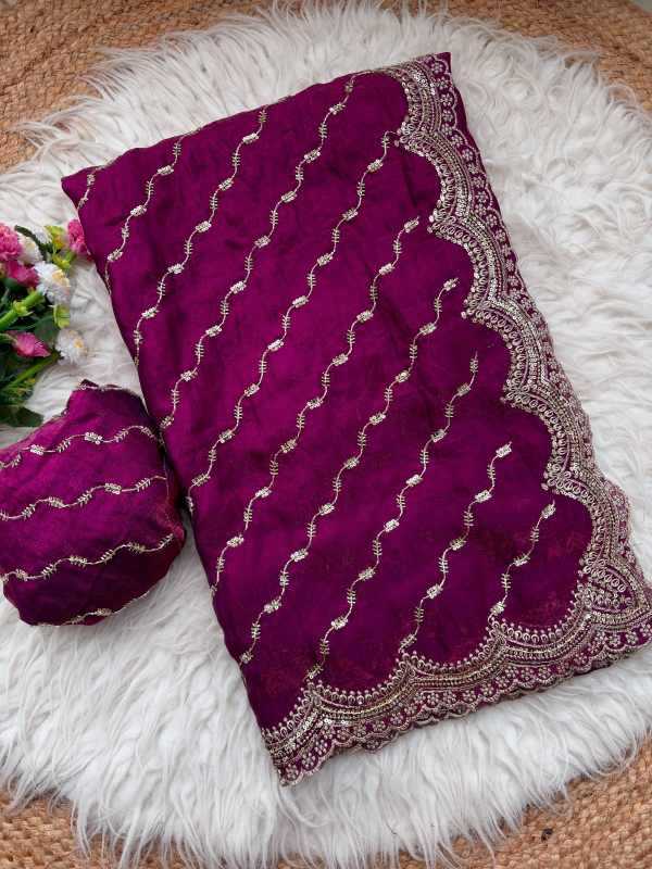 Space Silk Designer Saree
