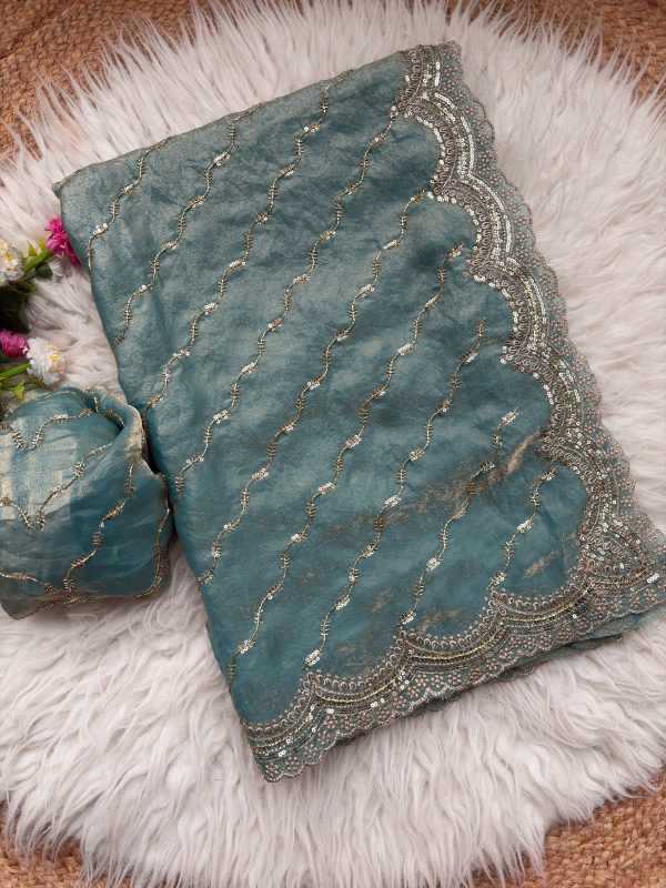 Space Silk Designer Saree