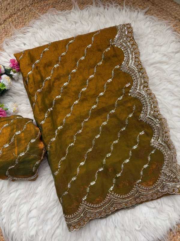 Space Silk Designer Saree