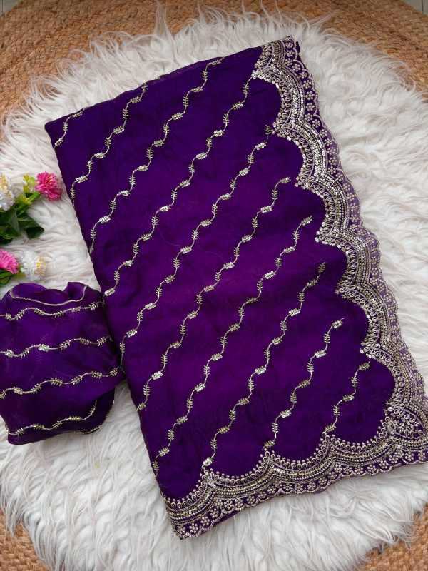 Space Silk Designer Saree