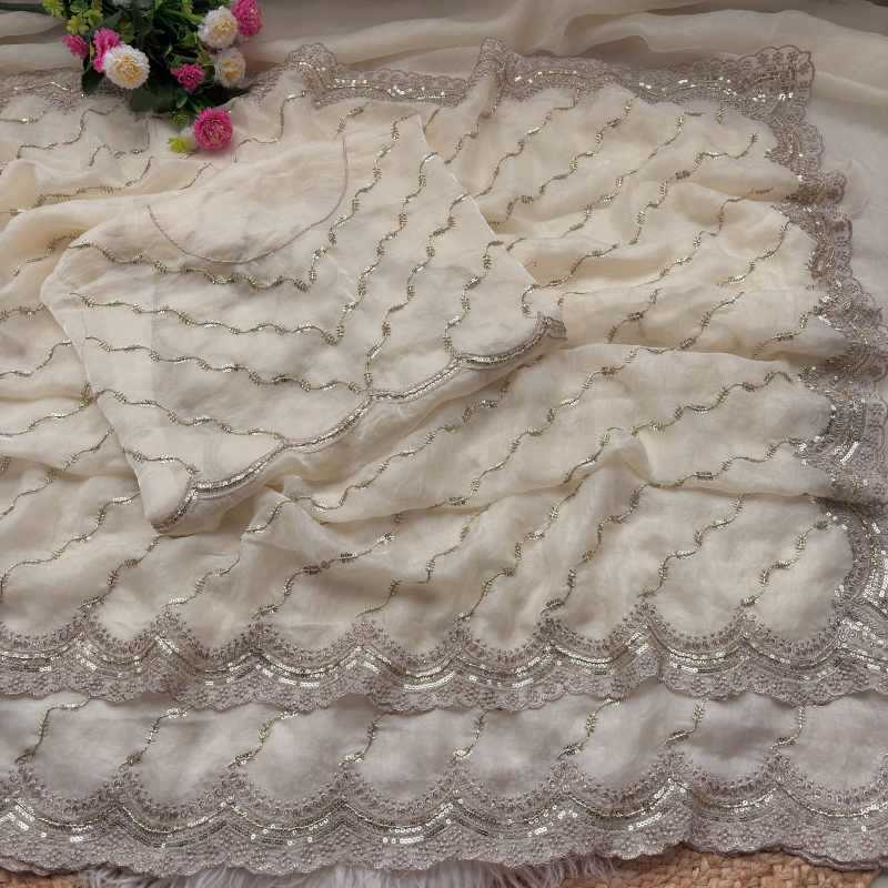 Space Silk Designer Saree