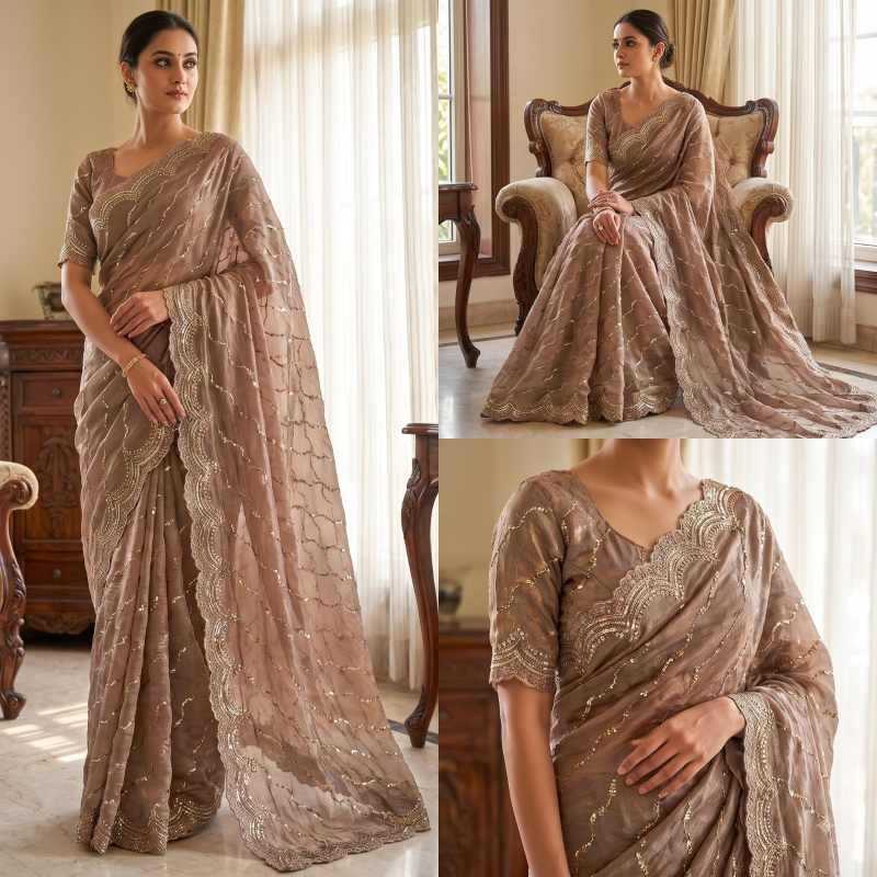 Space Silk Designer Saree