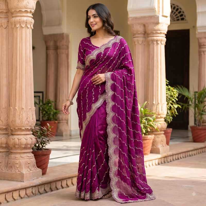 Space Silk Designer Saree