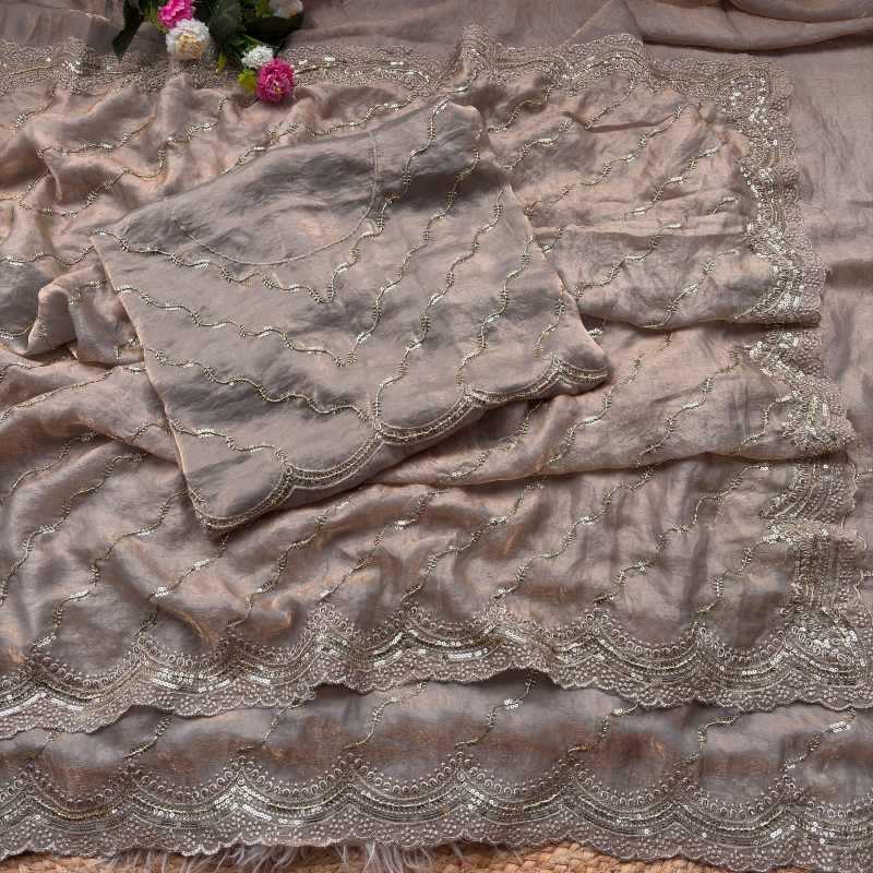 Space Silk Designer Saree