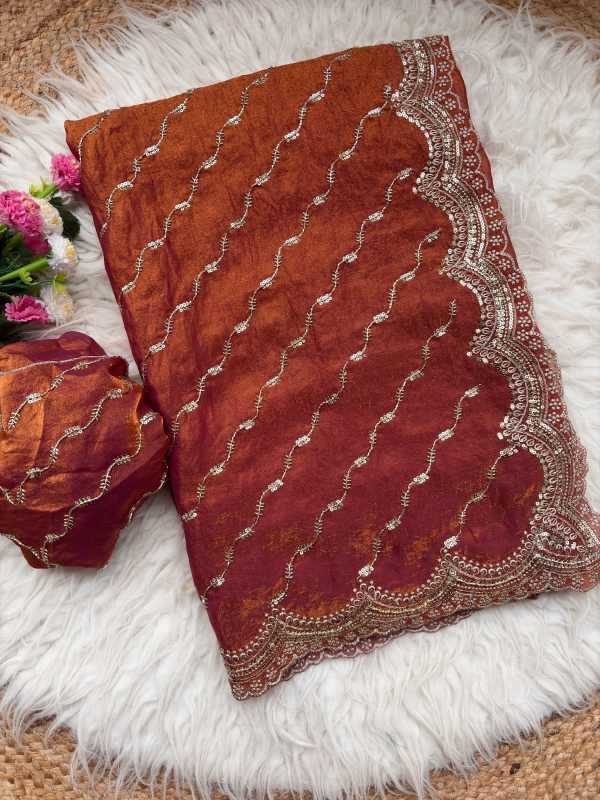 Space Silk Designer Saree