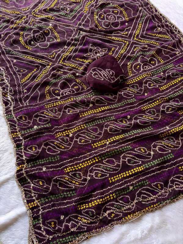 Faux Georgette Printed Saree