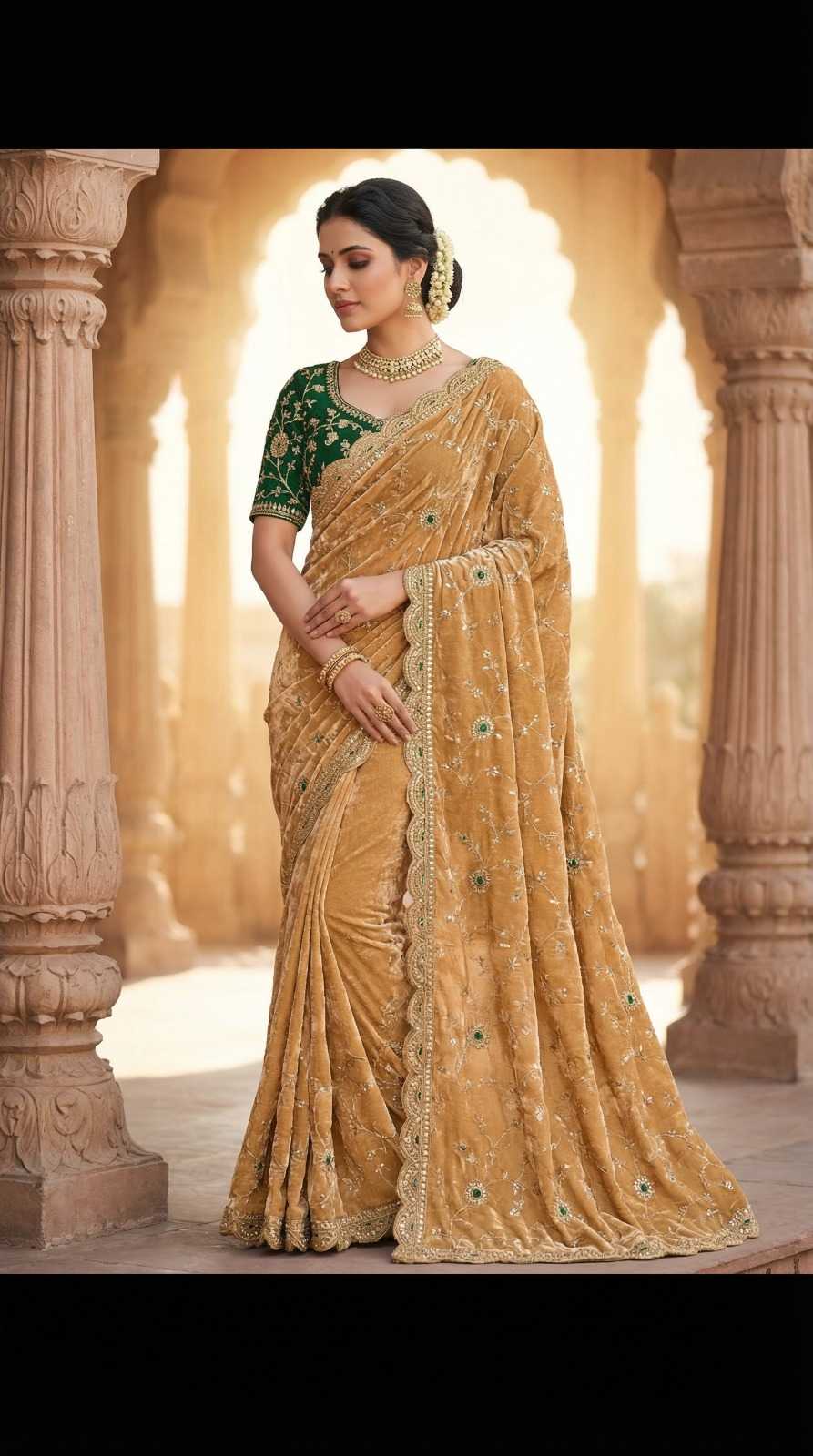 Sofiya Satin Sequence Saree