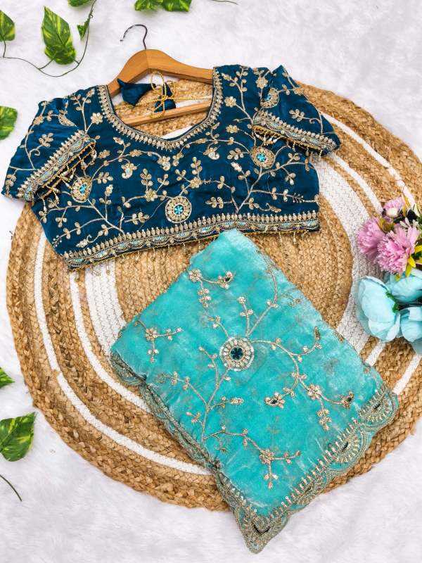 Sofiya Satin Sequence Saree