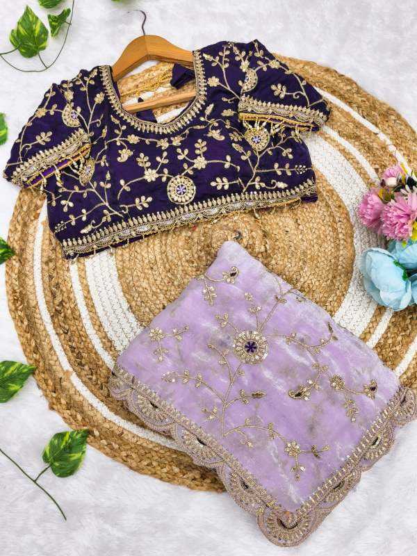 Sofiya Satin Sequence Saree