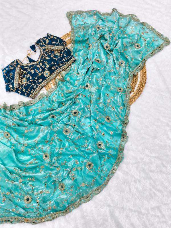 Sofiya Satin Sequence Saree
