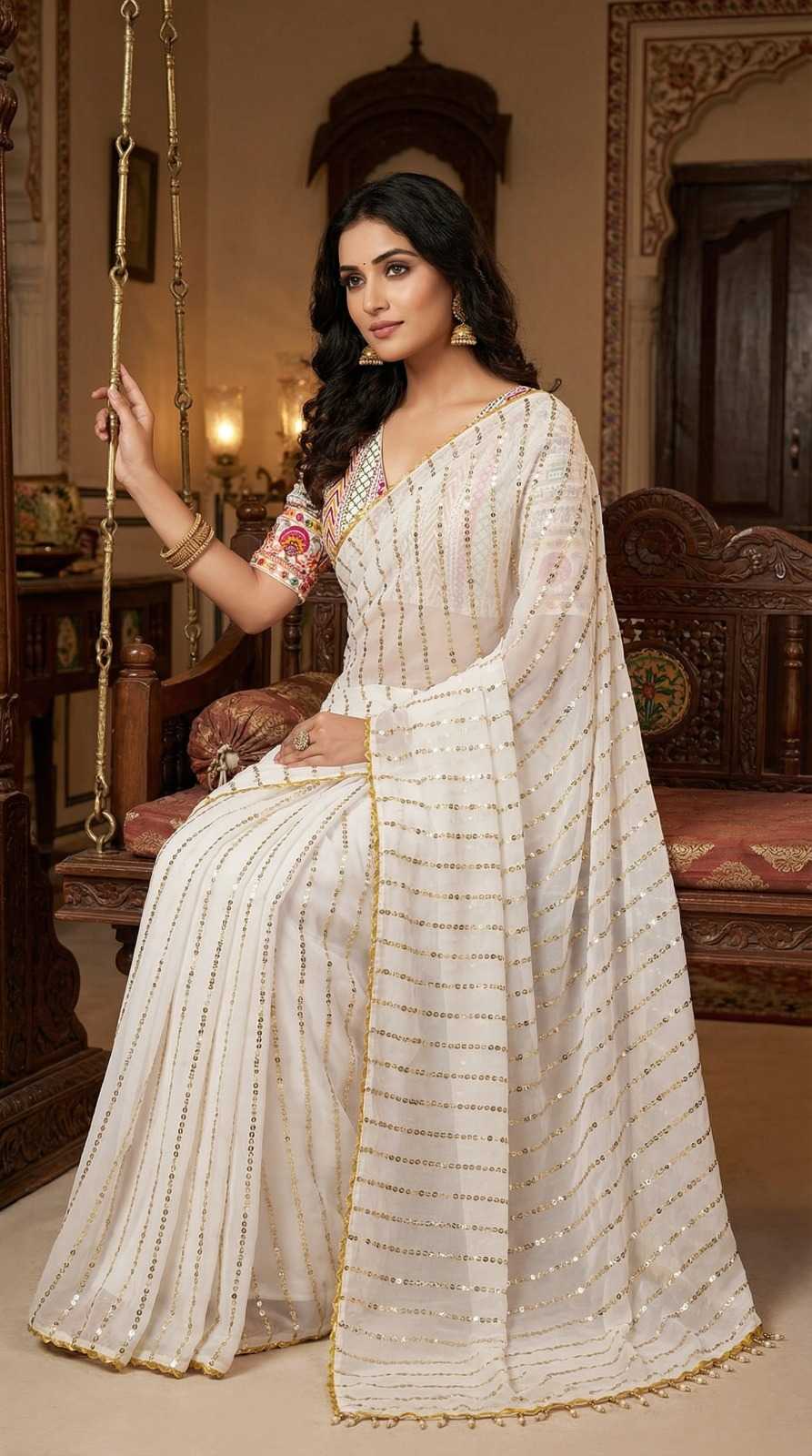 Sona Georgette Designer Saree