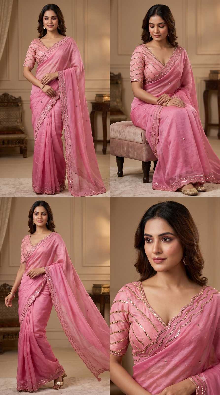 Satin Fancy Saree
