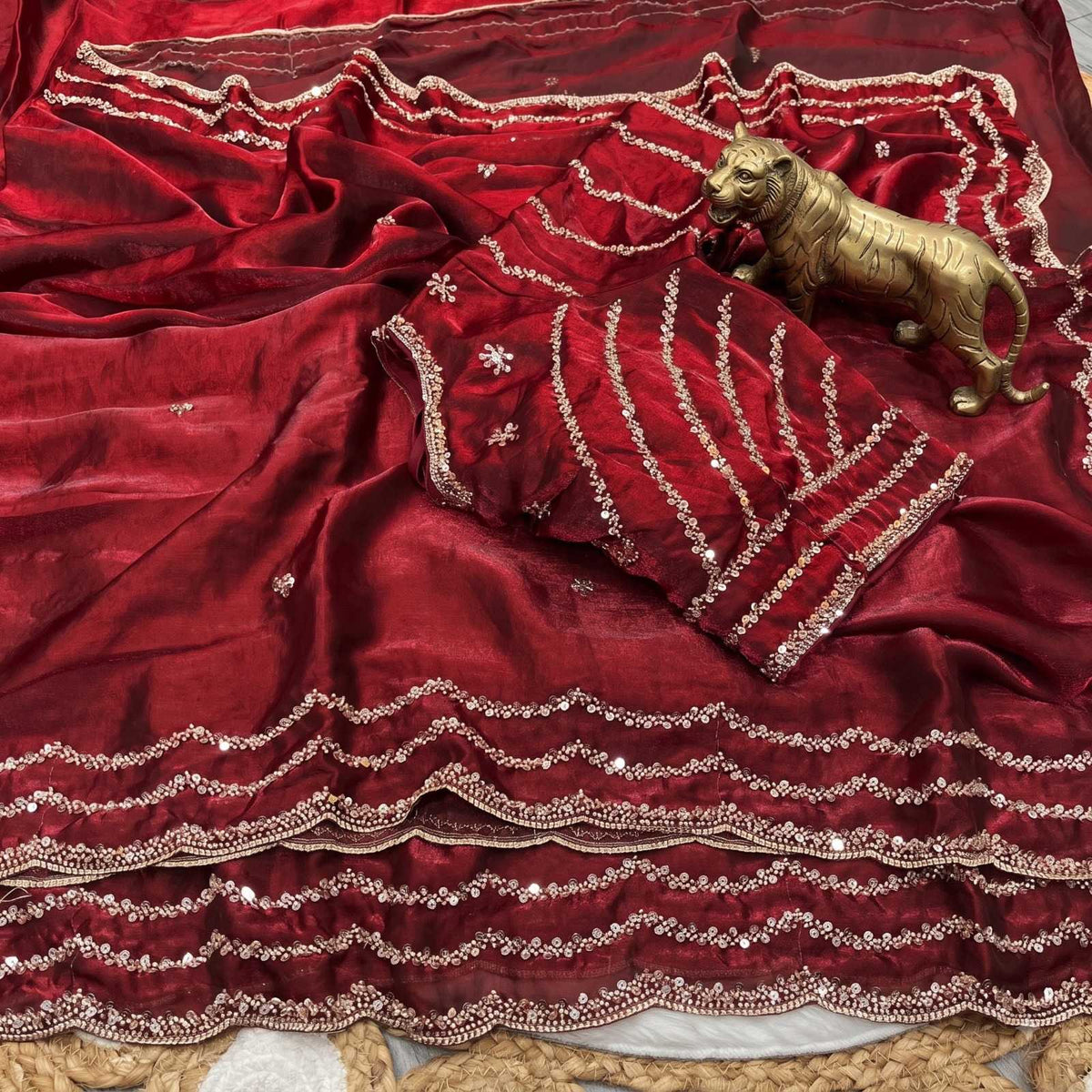 Satin Fancy Saree
