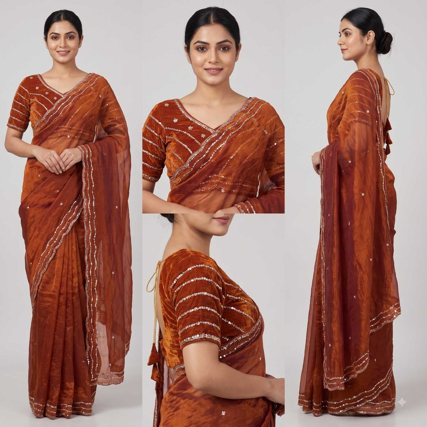 Satin Fancy Saree