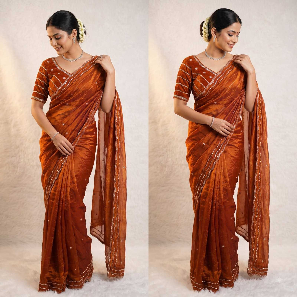 Satin Fancy Saree