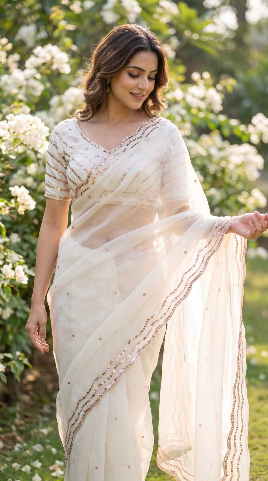 Satin Fancy Saree