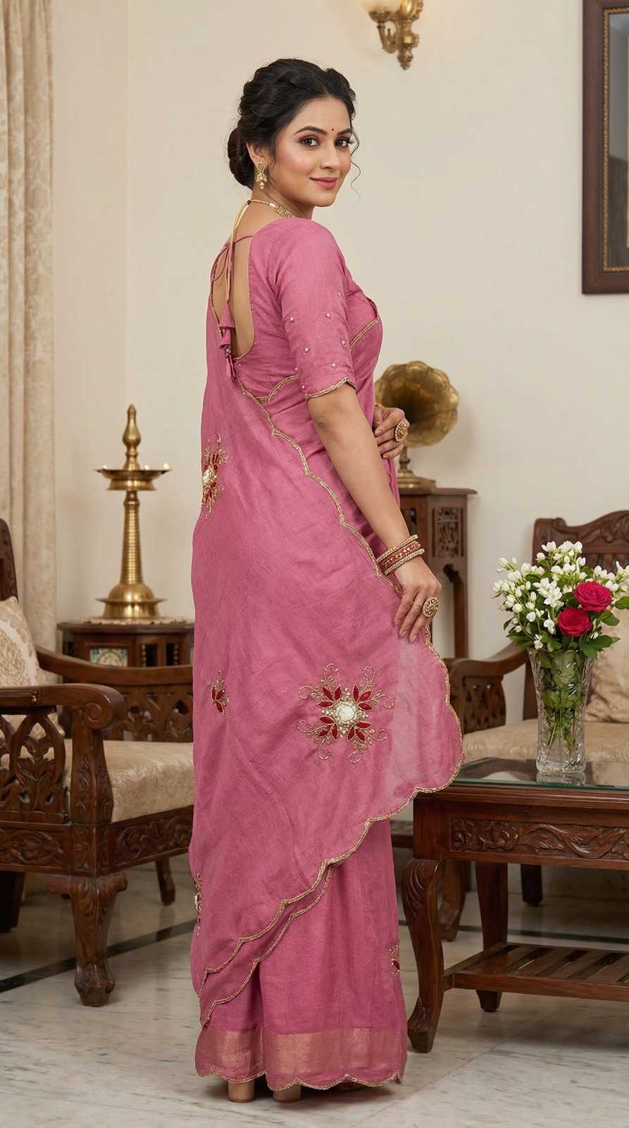 Crush Silk Soft Saree