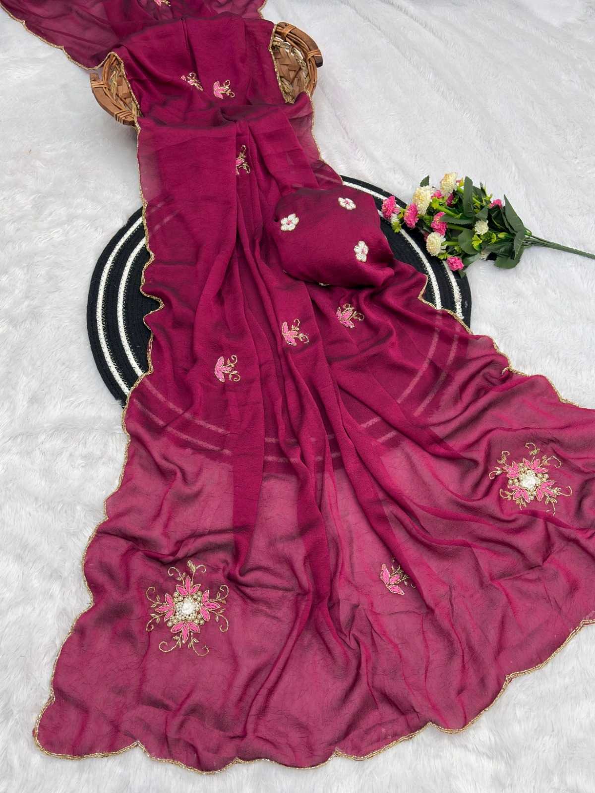 Crush Silk Soft Saree