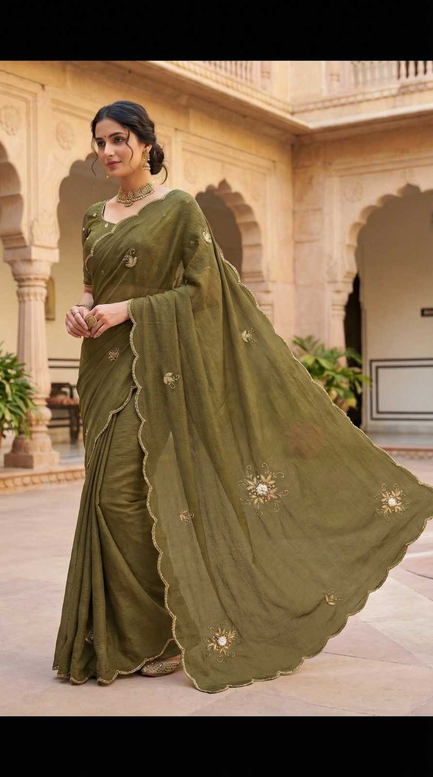 Crush Silk Soft Saree