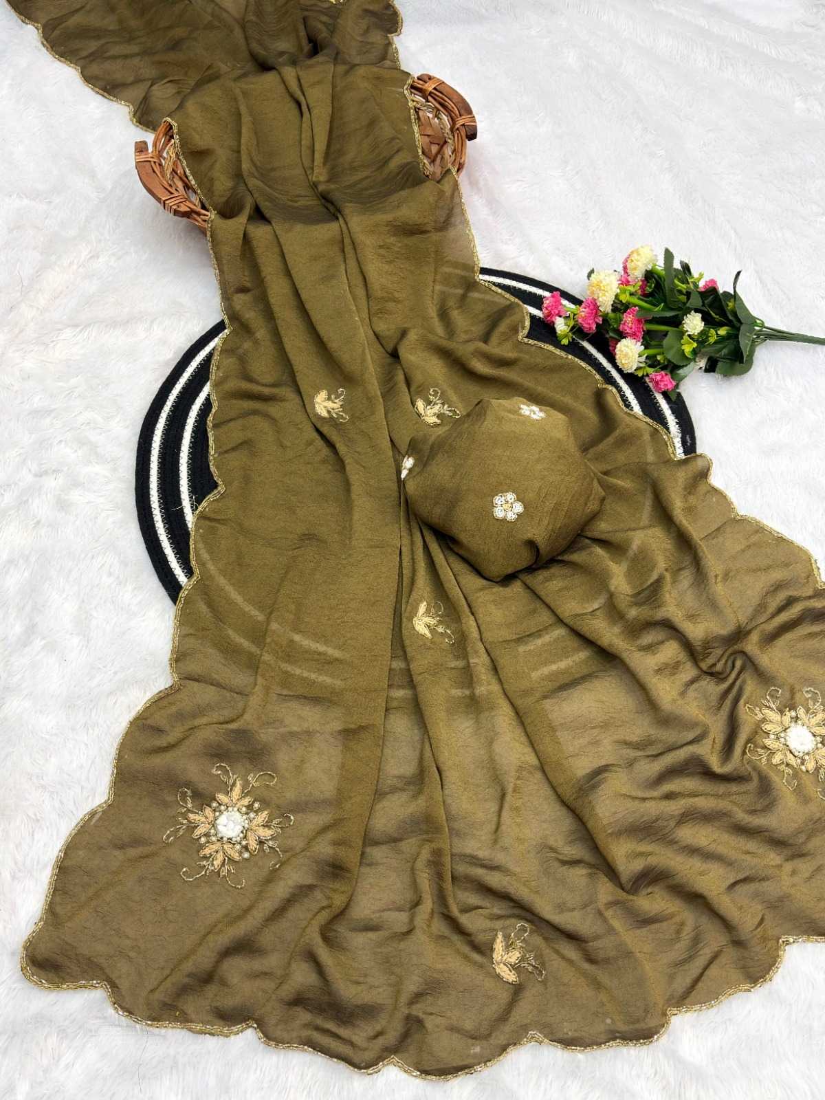 Crush Silk Soft Saree