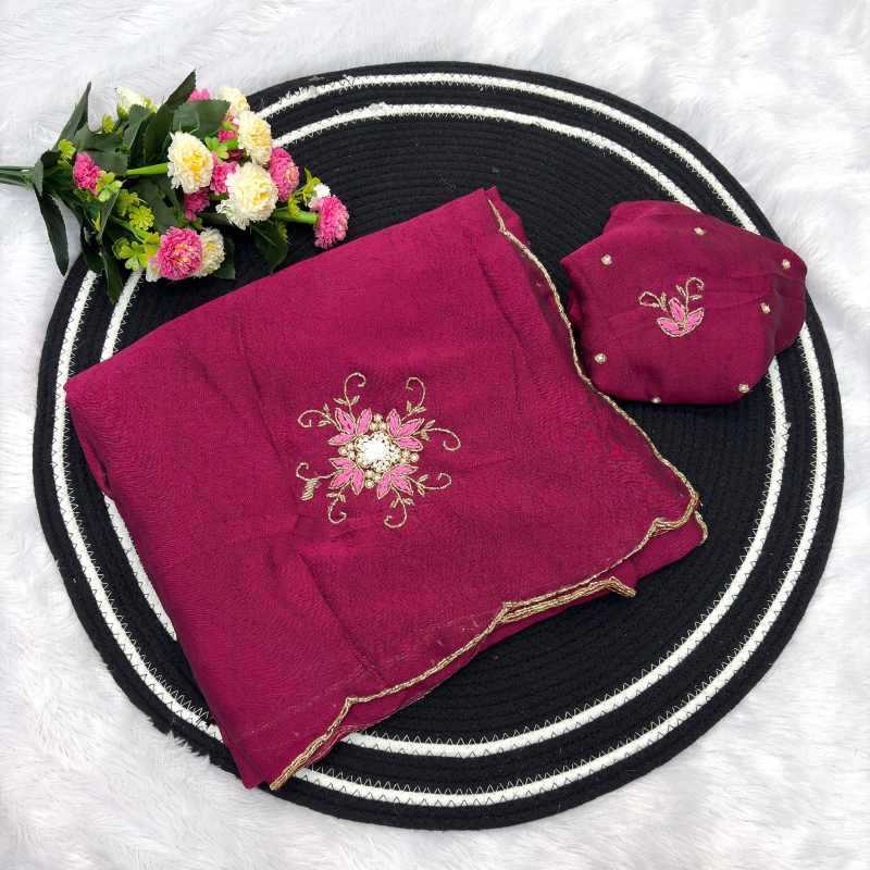 Crush Silk Soft Saree