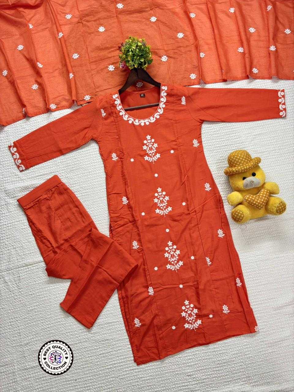 Rayon Embroidery Suit