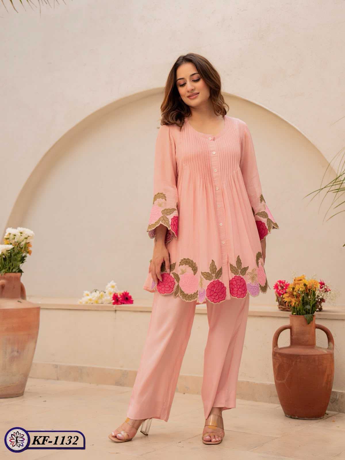 Chanderi Silk Ladies Suit