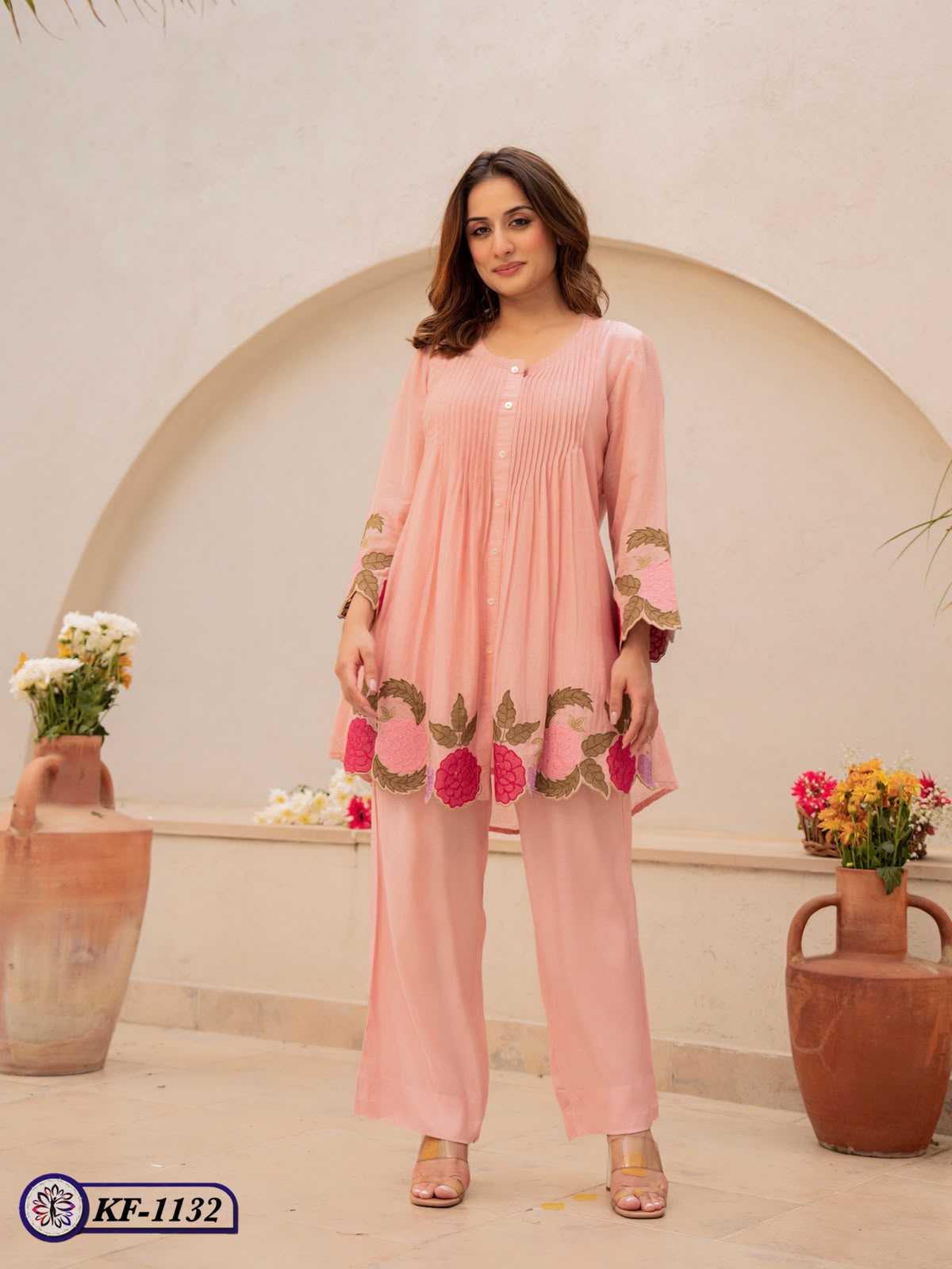 Chanderi Silk Ladies Suit