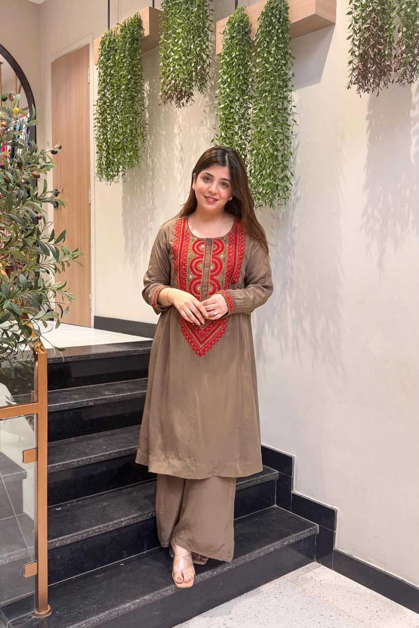 Crepe Designer Kurti