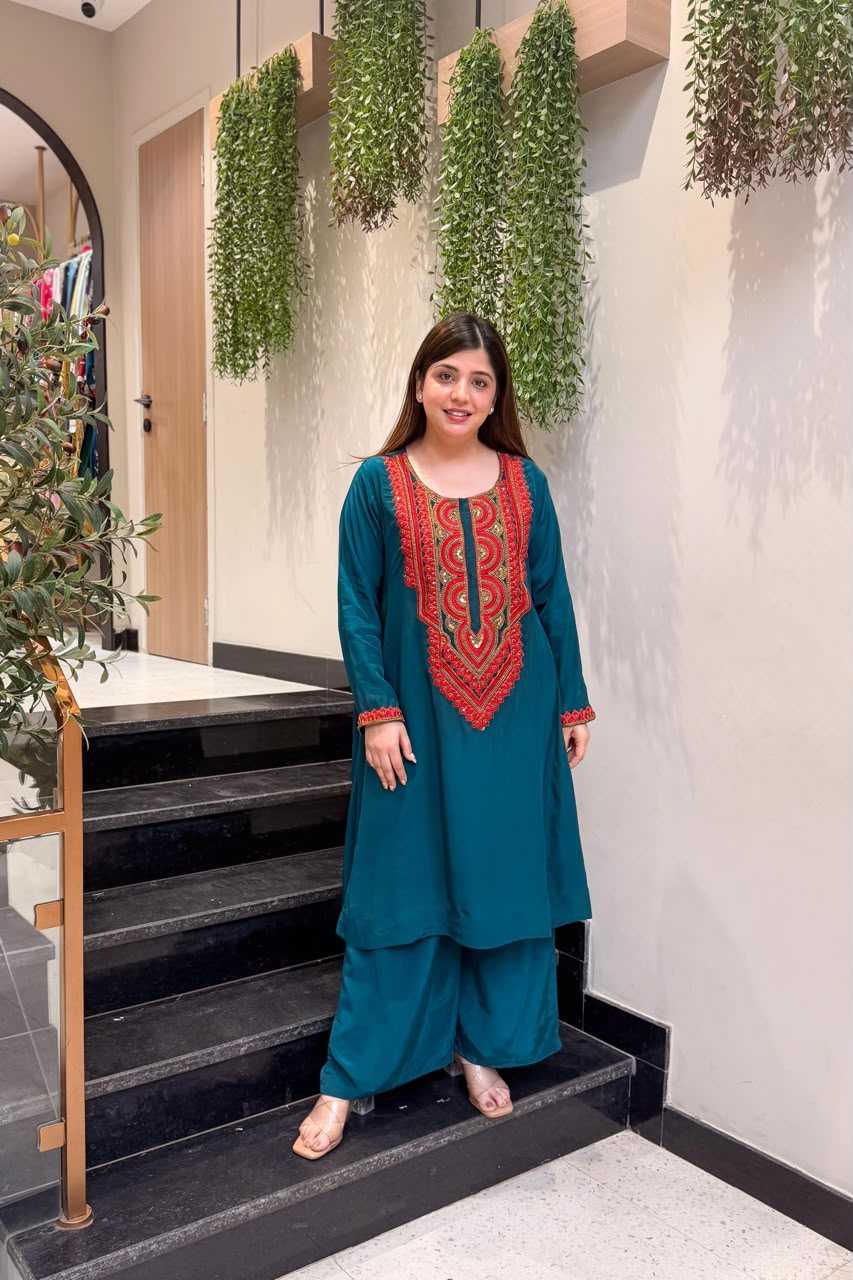 Crepe Designer Kurti