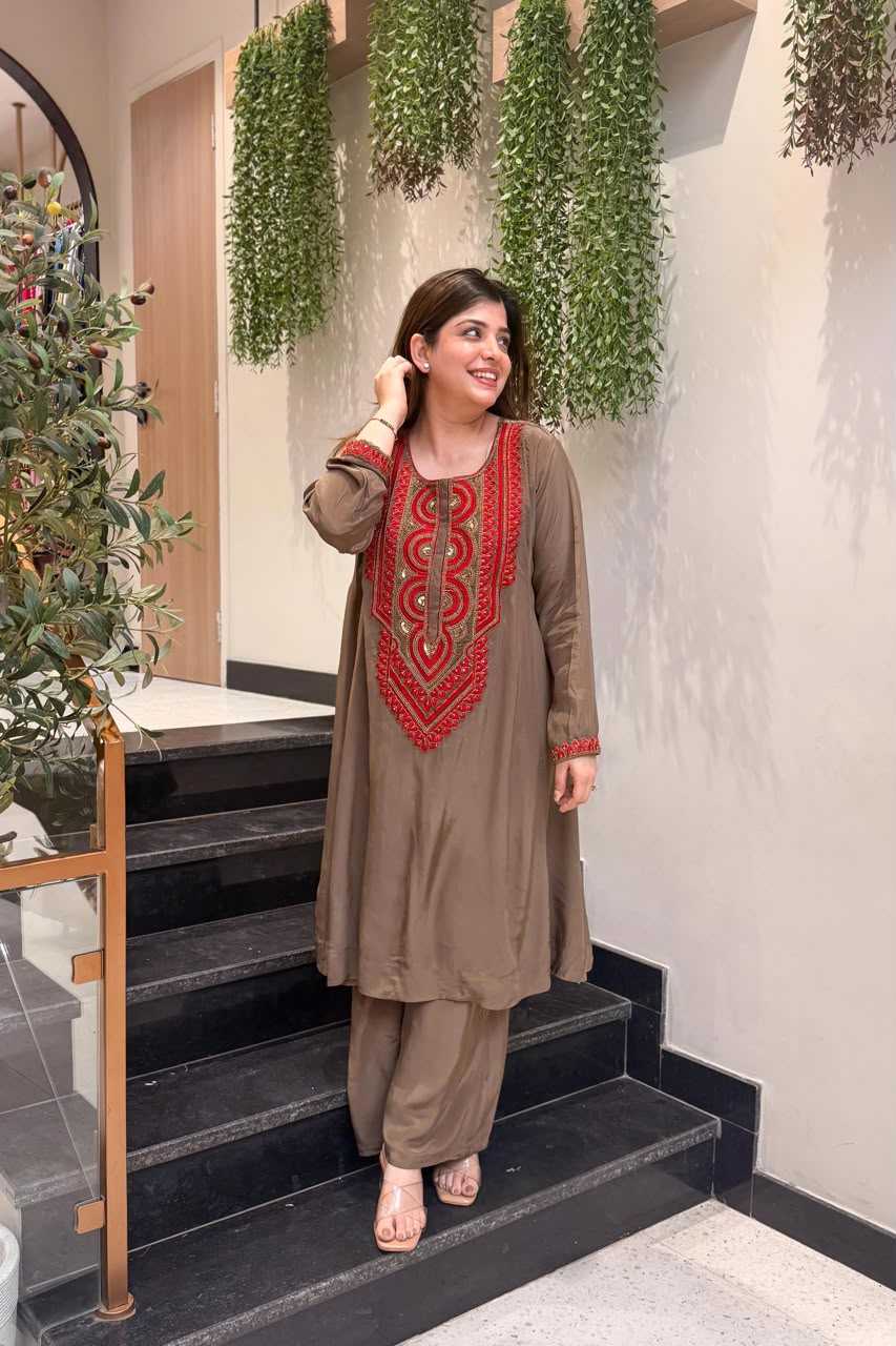 Crepe Designer Kurti