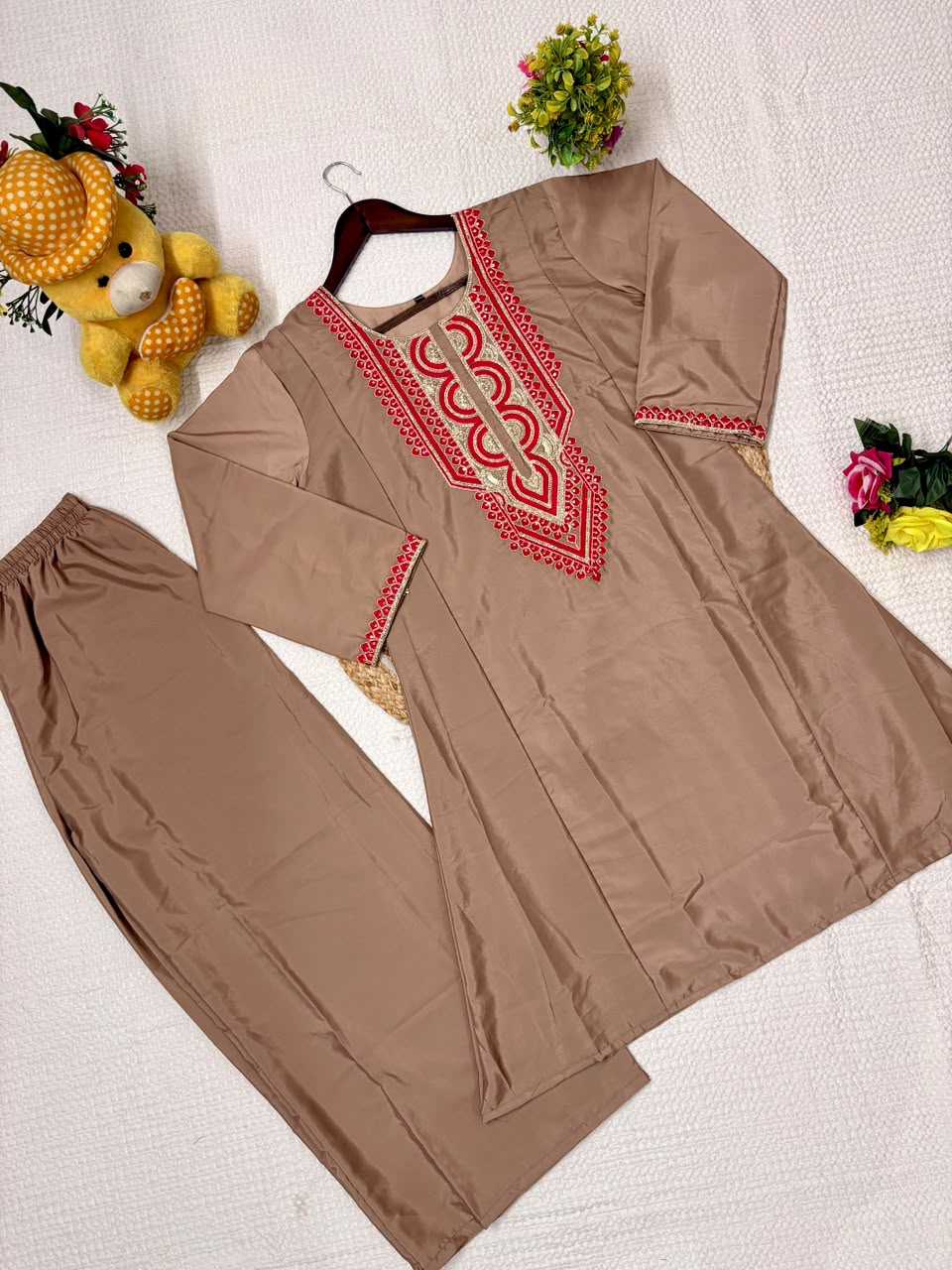 Crepe Designer Kurti